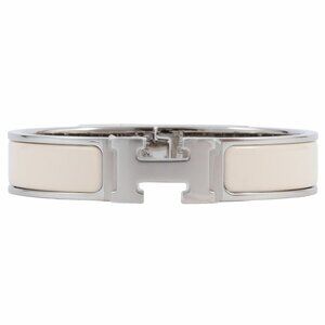 HERMES Silver Charm Bracelet